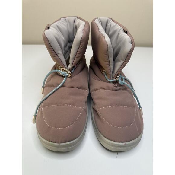 Hey Dude Margot Eco Boot Womens 7 Antique Rose Pink Softshell Pull On Winter - Picture 2 of 8